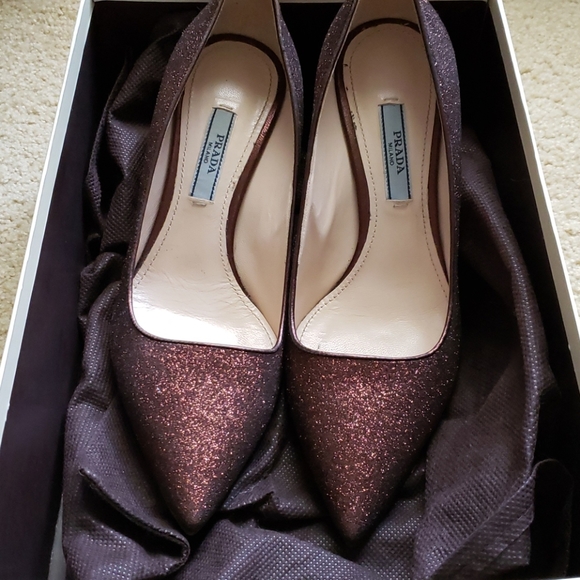 Prada Shoes - 👠 Prada Glitter Fine Bruciato